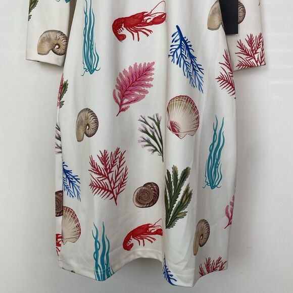 Tuckernuck Bahama Botanical Mara Mini Dress Nautical Beachy Coastal Size Small - Picture 6 of 12